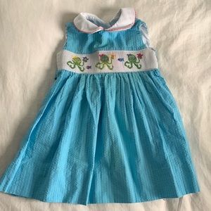 Anavini  smocked octopus dress